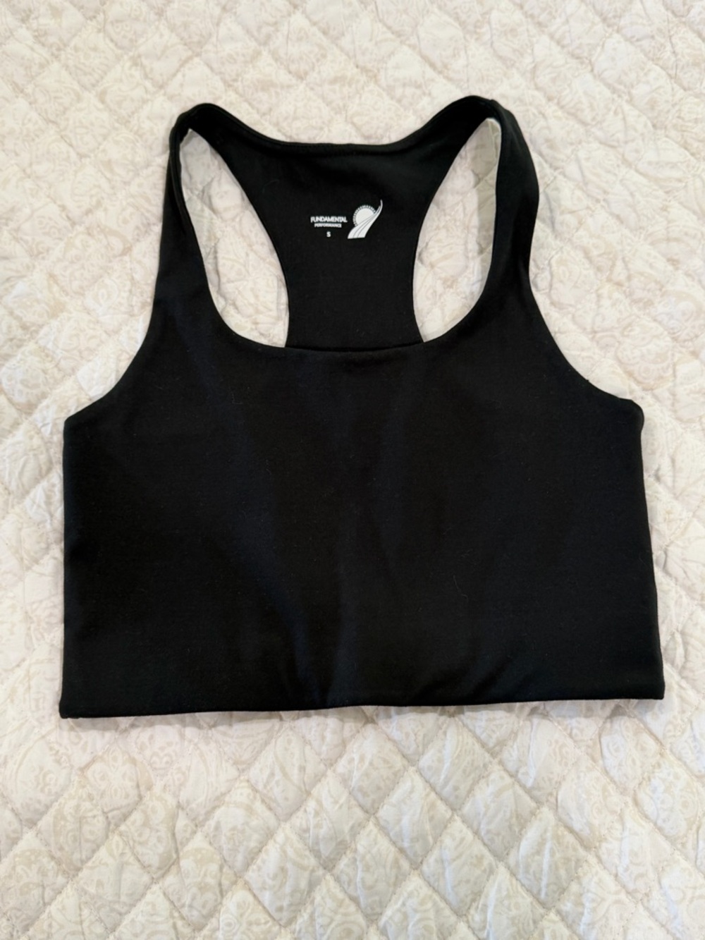 Racerback Sports Bra - Black